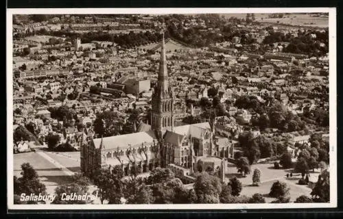 AK Salisbury, Bird`s eye view of the Cathedral