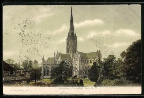 AK Salisbury, Cathedral from S.C.