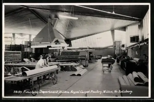 AK Wilton, Wilton Royal Carpet Factory, Finishing Department