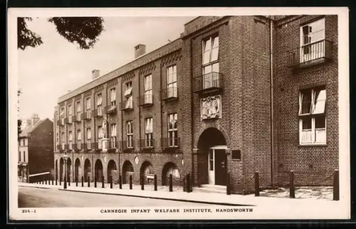 AK Handsworth, Carnegie Infant Welfare Institute