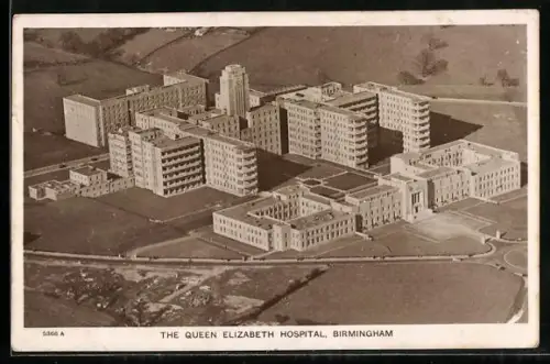 AK Birmingham, The Queen Elizabeth Hospital, Aerial view