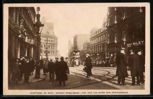 AK Birmingham, Junction of Bull street, Steelhouse Lane and Colmore Row