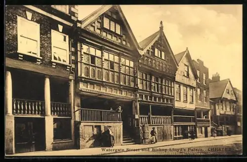 AK Chester, Watergate Street and Bishop Lloyd`s Palace