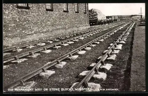 AK Winsford, Old Permanent Way on Stone Blocks