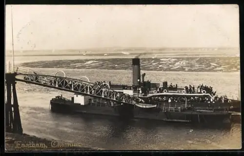 AK Eastham, Passengers Boarding a Steamer