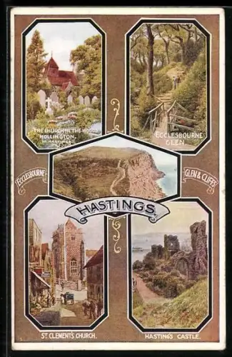 AK Hastings, Castle, Ecclesbourne Green, St Clement`s Church