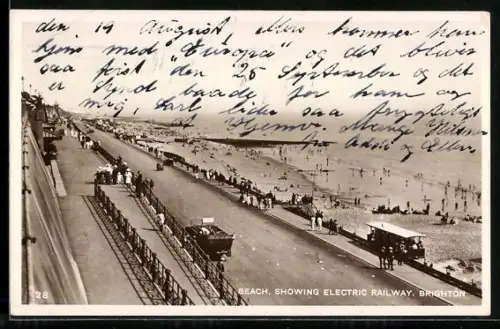 AK Brighton, Beach, showing Electric Railway
