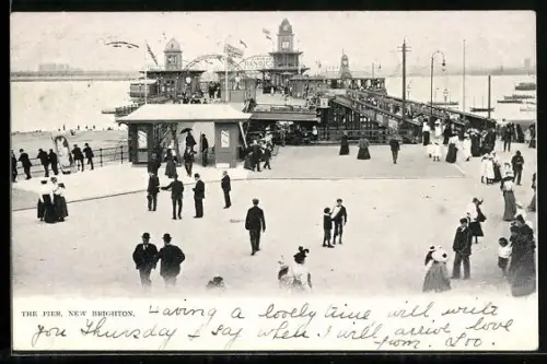 AK Brighton, New Brighton, The Pier