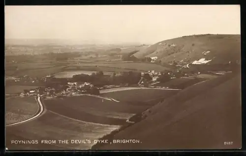 AK Brighton, Poynings from the Devil`s Dyke