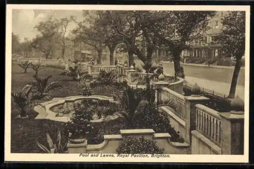 AK Brighton, Royal Pavilion, Pool and Lawns