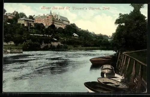 AK Cork, River Lee and St. Vincent`s Church
