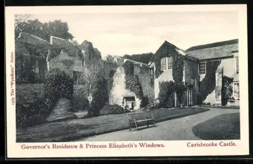 AK Carisbrooke Castle, Governor`s Residence & Princess Elizabeth`s Windows