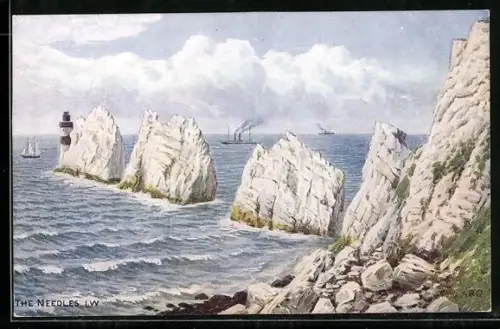 Künstler-AK The Needles, Panorama