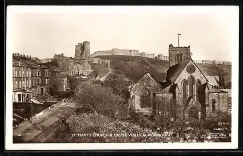 AK Scarborough, St. Mary`s Church & Castle Walls