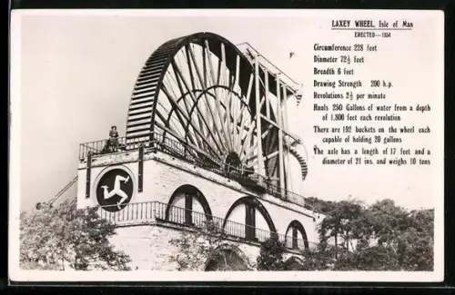 AK Laxey /Isle of Man, Laxey Wheel