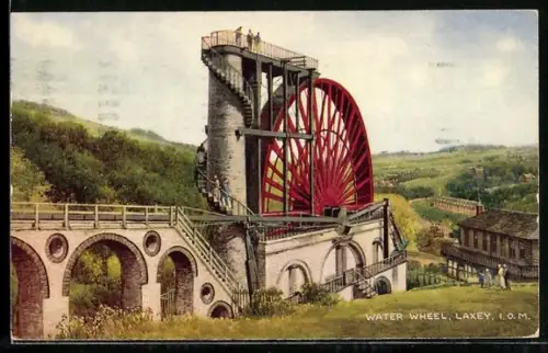 AK Laxey /I. O. M., Water Wheel