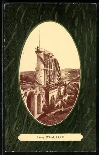 AK Laxey /I. O. M., Laxey Wheel