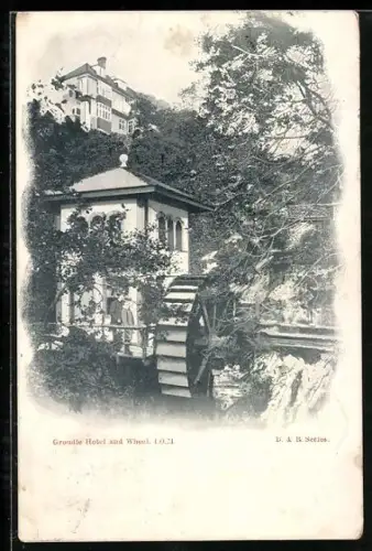 AK Groudle /I. O. M., Groudle Hotel and Wheel