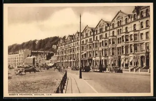 AK Douglas /I. O. M., Queen`s Promenade