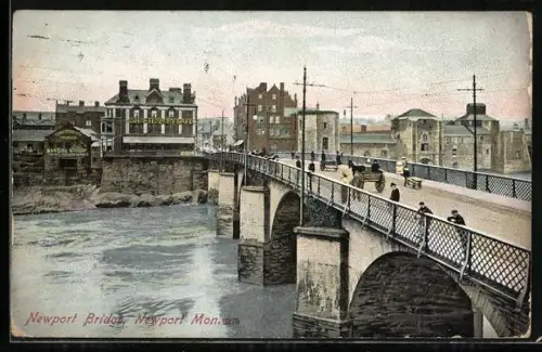 AK Newport, View of Newport Bridge
