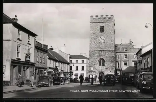 AK Newton Abbot, Tower, from Wolborough Street