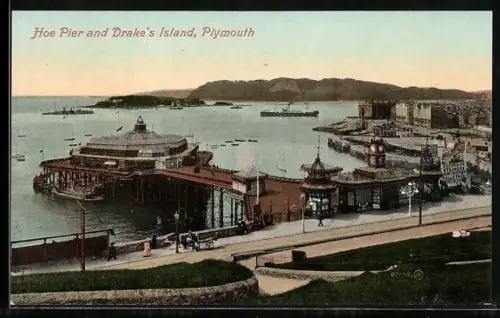 AK Plymouth, Hoe Pier and Drake`s Island