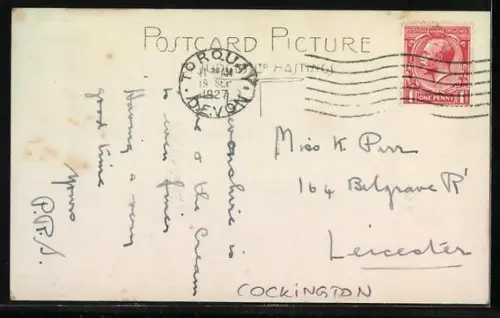 AK Cockington, Thatched Houses