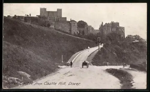 AK Dover, Castle from Castle Hill