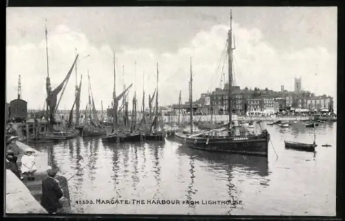 AK Margate, The Harbour from Lighthouse