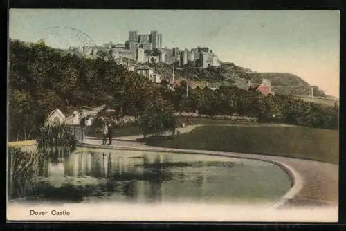 AK Dover, Castle, Panorama