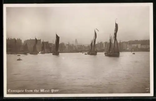 AK Ramsgate, View from the West Pier