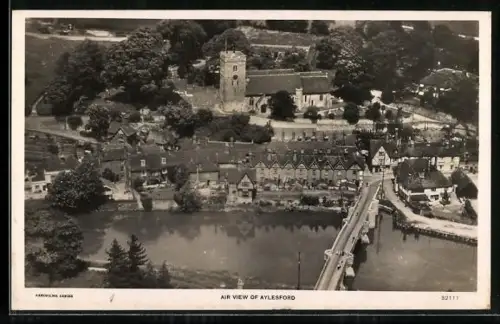 AK Aylesford, Teilansicht, Fliegeraufnahme