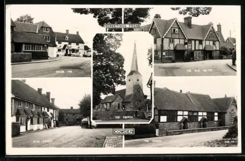 AK Cowden, The Church, The School, The Old Smithy