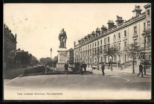 AK Folkestone, The Harvey Statue