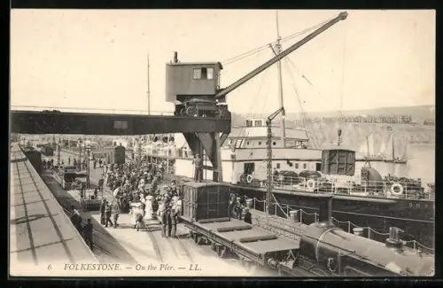 AK Folkestone, On the Pier