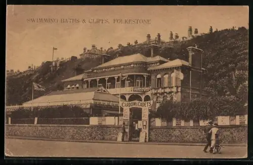 AK Folkestone, Swimming Baths and Cliffs