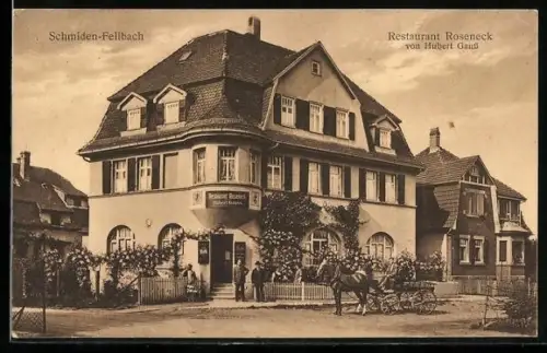 AK Schmiden-Fellbach, Restaurant Roseneck von Hubert Gauss