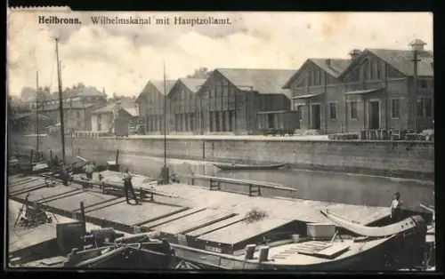 AK Heilbronn, Wilhelmskanal mit Hauptzollamt