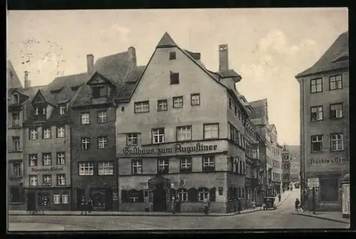 AK Nürnberg, Gasthaus zum Augustiner, Augustinerstrasse 19, Bes. Jos. Schnell