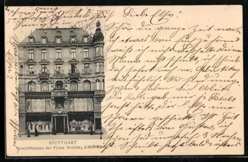 AK Stuttgart, Geschäftshaus der Firma Helbling & Herrmann