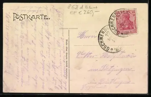 AK Gschwend, Strassenpartie mit Conditorei