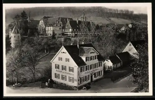 AK Bebenhausen, Gasthaus zum Waldhorn, Bes. Friedr. Schaal
