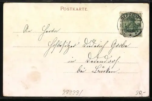 AK Bücken, Strassenpartien und Post