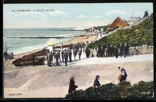 AK Clacton on Sea, The Promenade
