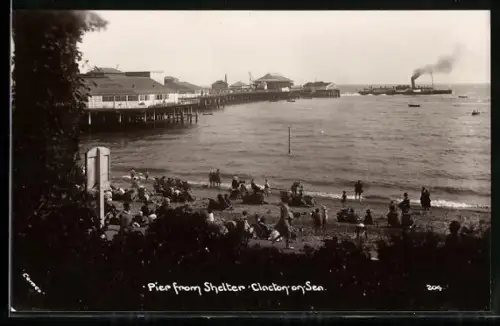 AK Clacton-on-Sea, Pier from Shelter