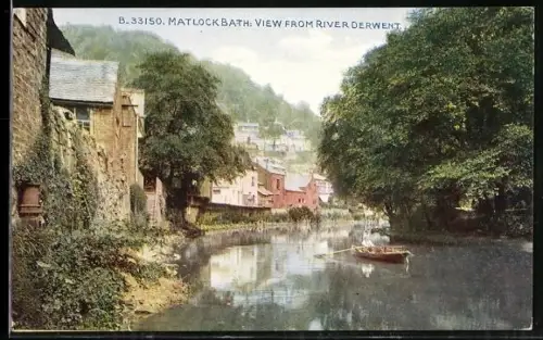 AK Matlock, Matlock Bath, View from River Derwent