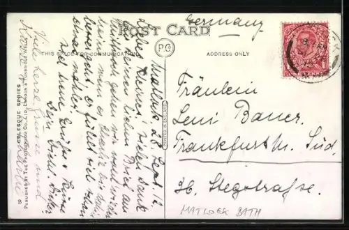 AK Matlock, Matlock Bath, View from River Derwent