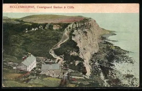 AK Ecclesbourne, Coastguard Station and Cliffs