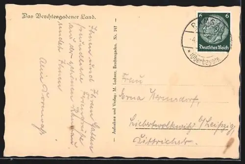 AK Ramsau, Reiteralpe, Berglandschaft, Kirche