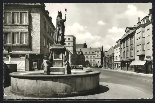 AK Paderborn, Kamp mit Liboriusbrunnen
